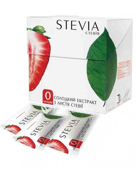 Замінник цукру STEVIA з екстрактом стевії 25 х 1 г