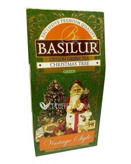 Чай BASILUR Christmas Tree Різдвяна Ялинка - Вінтаж 100 г к/п (4792252932838)