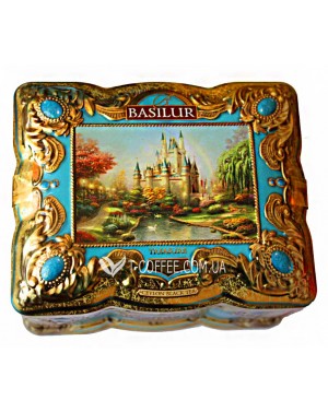 Чай BASILUR Turquoise Бірюза - Скринька 100 г ж/б (4792252925540)