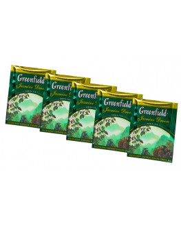 Чай GREENFIELD Jasmine Dream Зелений Жасмин 100 х 2 г економ. упаковка