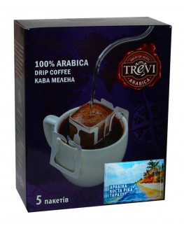 Кава TREVI Арабіка Коста Ріка Таразу 5 х 8 г дріп-пакет (4820140051009)