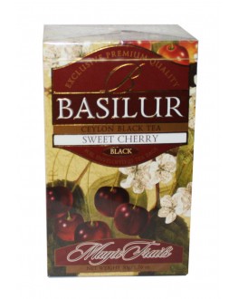 Чай BASILUR Sweet Cherry Черешня - Чарівні Фрукти 25 х 2 г (4792252920866)
