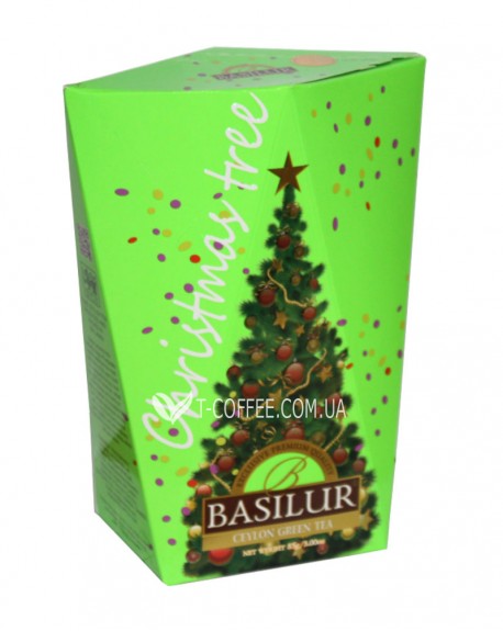 Чай BASILUR Ялинка Зелена - Різдвяна Ялинка 85 г к/п (4792252932722)