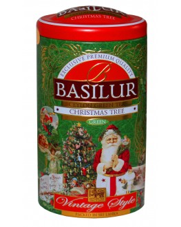 Чай BASILUR Christmas Tree Різдвяна Ялинка - Вінтаж 100 г ж/б