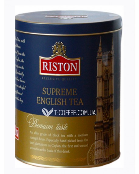 Чай RISTON Supreme English Tea Супрім Англійський 300 г ж/б