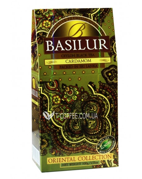 Чай BASILUR Cardamom Кардамон - Східна 100 г к/п (4792252934849)
