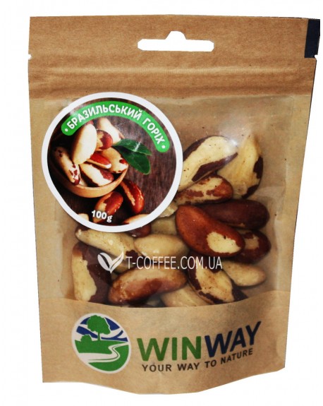 Бразильський Горіх WINWAY сушений 100 г (4821912900518)