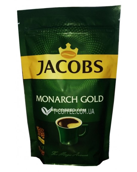 Кава JACOBS Monarch Gold розчинна 100 г економ. пак. (8714599610336)