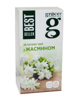 Чай GRACE! Зелений з Жасмином - Бестселер 25 х 1,5 г (5060207697613)