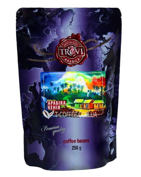 Кава TREVI Арабіка Кенія зернова 250 г (4820140050743)