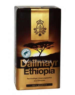 Кава DALLMAYR Ethiopia мелена 500 г (4008167504009) фото