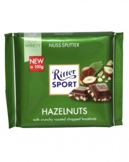 Шоколад RITTER SPORT Hazelnuts Молочний Лісовий Горіх 100 г
