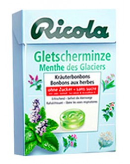 Льодяники RICOLA Gletscher Minze Крижана М'ята 50 г (7610700946640)