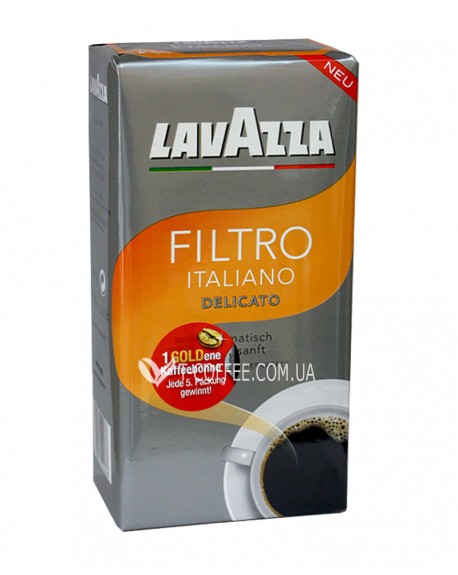 Кава LAVAZZA Filtro Italiano Delicato мелена 500 г (8000070024663)