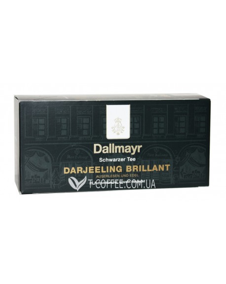 Чай DALLMAYR Darjeeling Brilliant Дарджилінг 25 х 2 г (4008167357278)