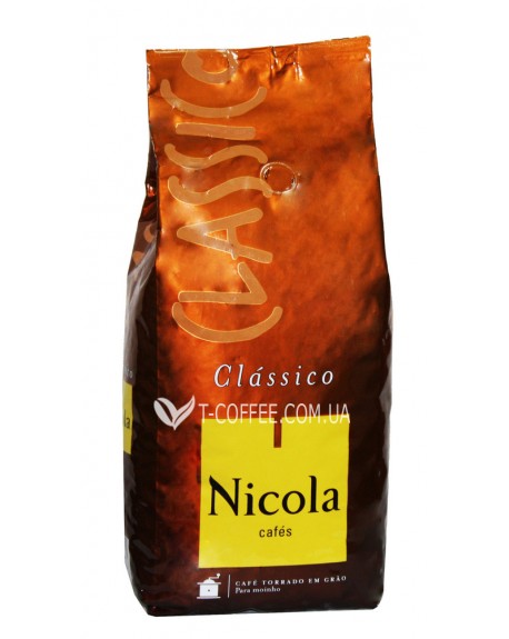 Кава NICOLA Classico зернова 1 кг (5601132109019)