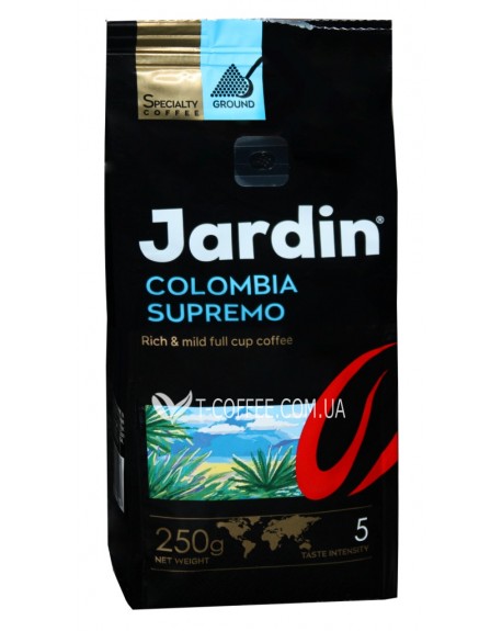 Кава JARDIN Specialty Colombia Supremo 100% Arabica мелена 250 г (4823096801469)