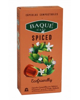 Кава CAFE BAQUE Nespresso Spiced в капсулах 10 х 5 г (8410684000449)