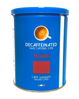 Кава MUSETTI Decaffeinated без кофеїну мелена 250 г ж/б