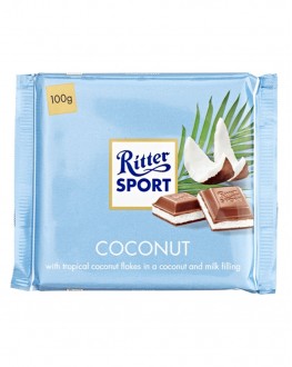 Шоколад RITTER SPORT Coconut Молочний Кокос 100 г (4000417298003)