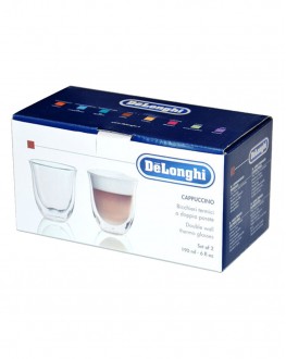 Набір стаканів DELONGHI для капучино 2 шт х 190 мл