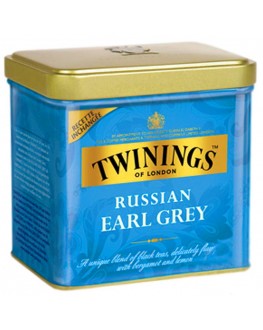 Чай TWININGS Russian Earl Grey Російський Ерл Грей 150 г ж/б