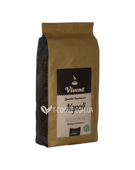 Кава VIVENT Napoli зернова 1 кг (3071473968514)