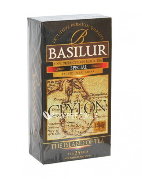 Чай BASILUR Special Особливий - Чайний Острів 25 х 2 г (4792252917217)