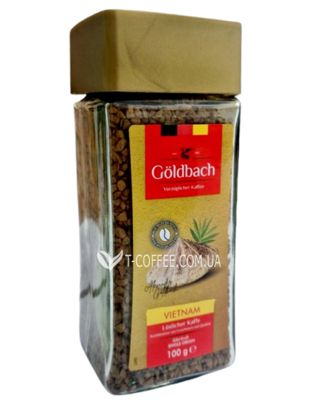 Кава Goldbach Vietnam розчинна 100 г скл. б. (4251321400482)