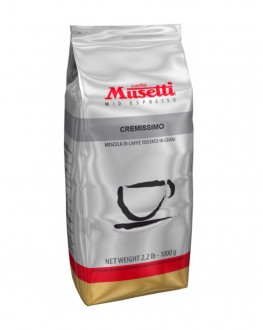 Кава MUSETTI Cremissimo зернова 1 кг (8004769200901)