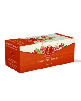 Чай JULIUS MEINL Rosehip Hibiscus Шипшина Гібіскус 25 х 2,5 г 
