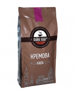 Кава ФАЙНА КАВА Кремова зернова 1 кг (4820195670064)