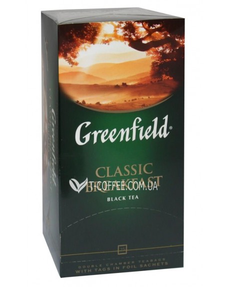 Чай GREENFIELD Classic Breakfast Класичний Сніданок 25 х 2 г (4820022861993)