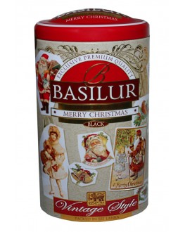 Чай BASILUR Merry Christmas Щасливе Різдво - Вінтаж 100 г ж/б (4792252935242)