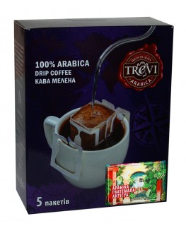Кава TREVI Арабіка Гватемала Антігуа 5 х 8 г дріп-пакет (4820140051030)