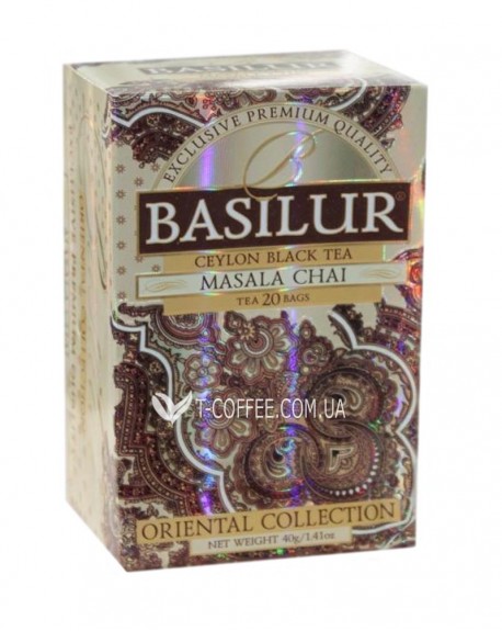 Чай BASILUR Masala Chai Масала - Східна 20 х 2 г