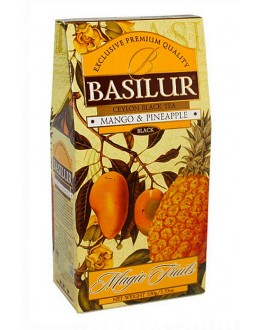 Чай BASILUR Mango Pineapple Манго Ананас - Чарівні Фрукти 100 г к/п (4792252918108)