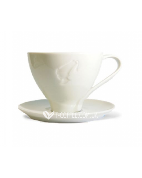 Чашка с блюдцем JULIUS MEINL Капучино фарфоровая 170 мл