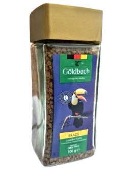 Кава Goldbach Brazil розчинна 100 г скл. б. (4251321400529)