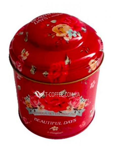 Банка Beautiful Days Червона жерстяна 150 г