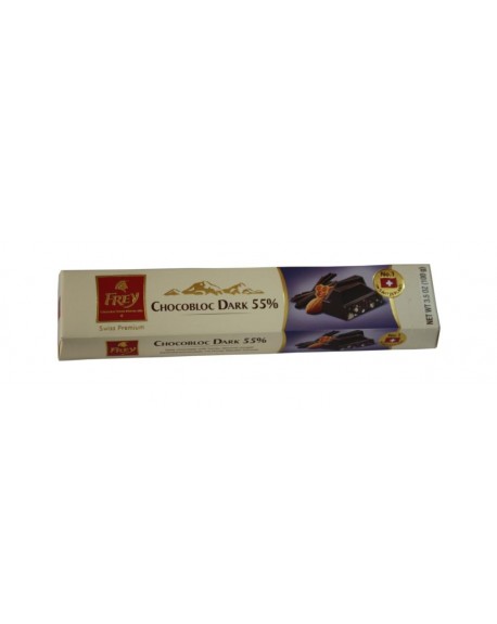 Шоколад FREY Chocobloc Dark 55% чорний з медово-мигдалевою нугою 100 г