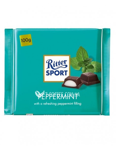 Шоколад RITTER SPORT Peppermint Чорний М'ята 100 г