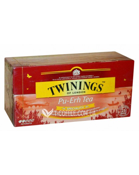 Чай TWININGS Pu-erh Tea Пу-ер 25 х 2 г