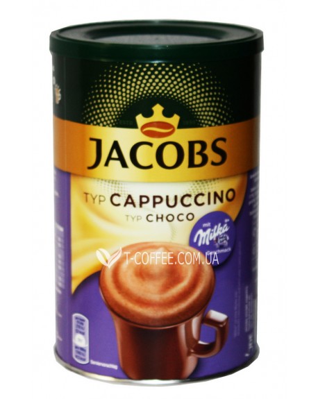 Капучино JACOBS Cappuccino Choco з шоколадом MILKA 500 г ж/б (8711000525098)