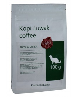 Кава TREVI Арабіка Kopi Luwak Копі Лювак зернова 100 г (4820140050910)