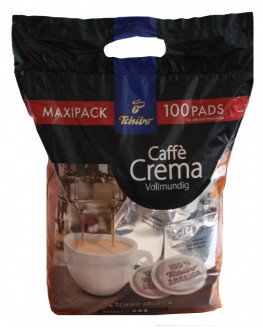 Кава TCHIBO Caffe Crema Vollmundig в монодозах (чалдах, таблетках) 100 х 7,4 г (4046234838053)