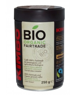 Кава KIMBO Bio Organic Fairtrade мелена 250 г ж/б (8002200101558)
