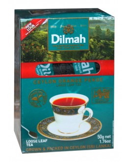 Чай DILMAH Ceylon Orange Pekoe Цейлон Оранж Пеко 50 г (9312631122268)