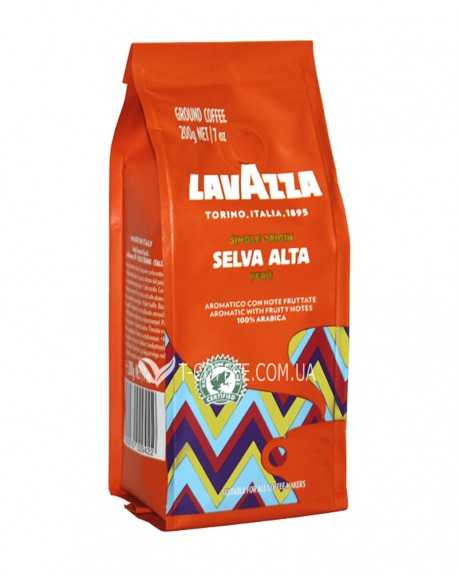 Кава LAVAZZA Selva Alta Peru мелена 200 г (8000070029422)