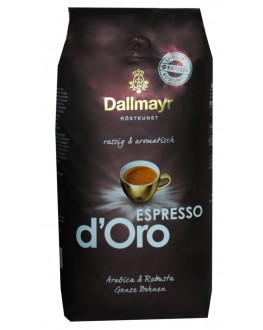 Кава DALLMAYR Espresso d'Oro зернова 1 кг (4008167154679)